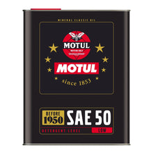 Load image into Gallery viewer, MOTUL CLASSIC  SAE50   4 STROKE OIL - 2 Litre