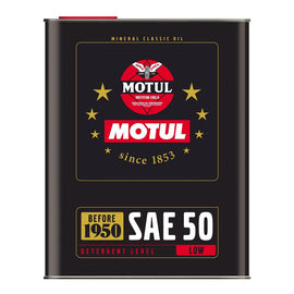 MOTUL CLASSIC  SAE50   4 STROKE OIL - 2 Litre