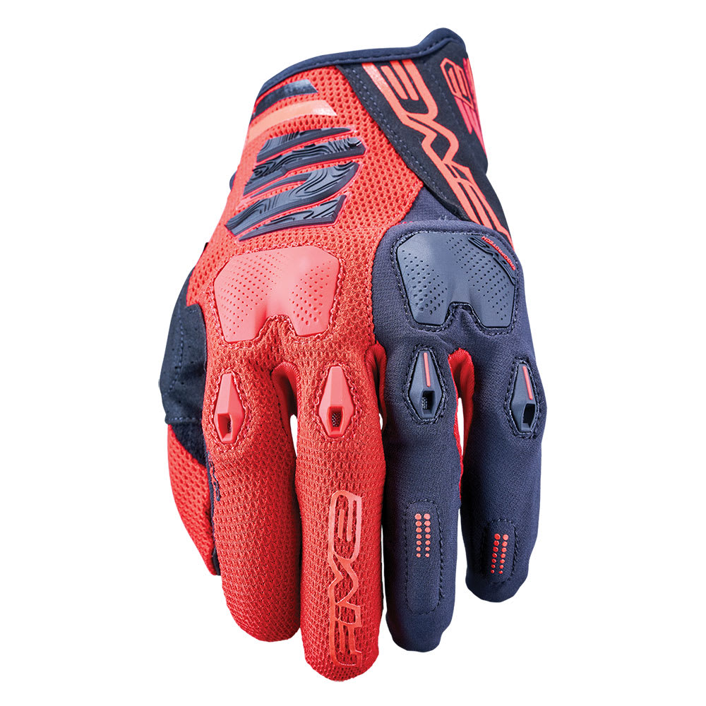 Five E2 Enduro Gloves - Black/Red