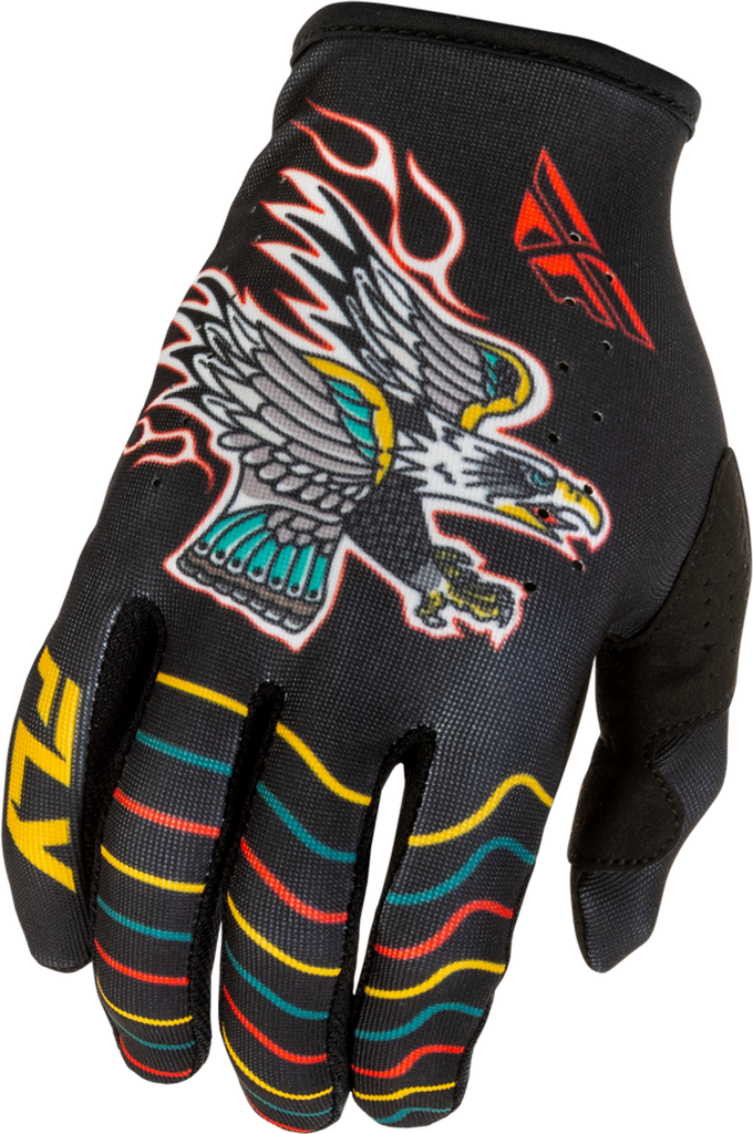 Fly Racing 2026 Lite Americana Gloves - Black/Red/Gold
