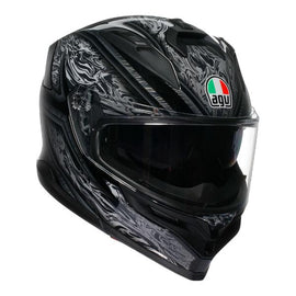 AGV K7 Damascus Full Face Helmet - Black/Silver