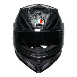 AGV K7 Damascus Full Face Helmet - Black/Silver