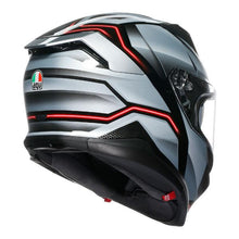 Load image into Gallery viewer, AGV K7 Jaeger Full Face Helmet - Black/Silver - View 6 | Everest Motorcycles