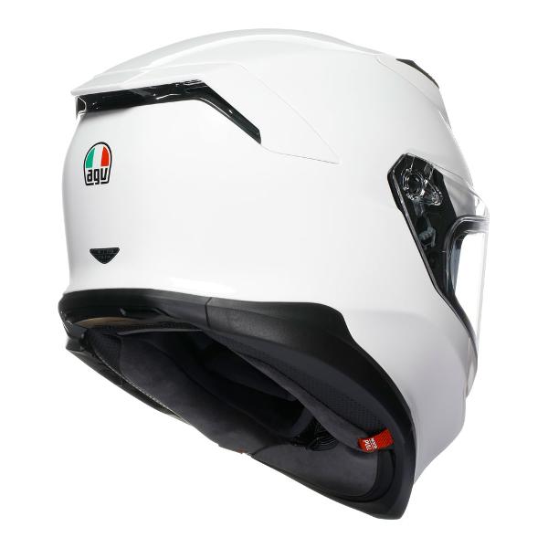 AGV K7 Full Face Helmet - White - View 6 | Everest Motorcycles