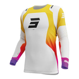 Shot Contact Ionyx Sport finishing Collar Jersey - White