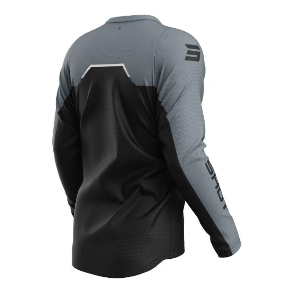 Shot Devo Daytona Lycra Collar Jersey - Black