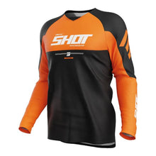 Load image into Gallery viewer, Shot Draw Private Lycra Collar Panel Jersey - Orange