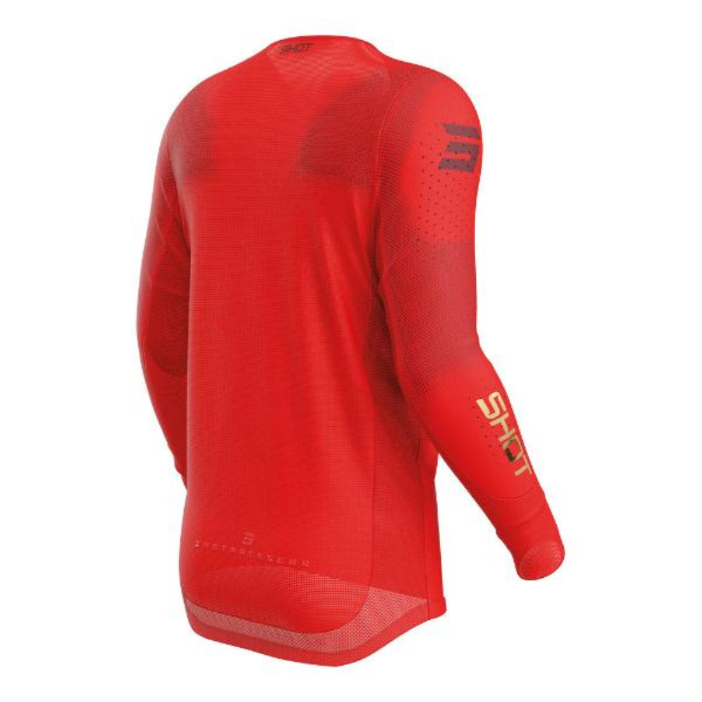 Shot Aerolite Space Soft Collar Jersey - Red