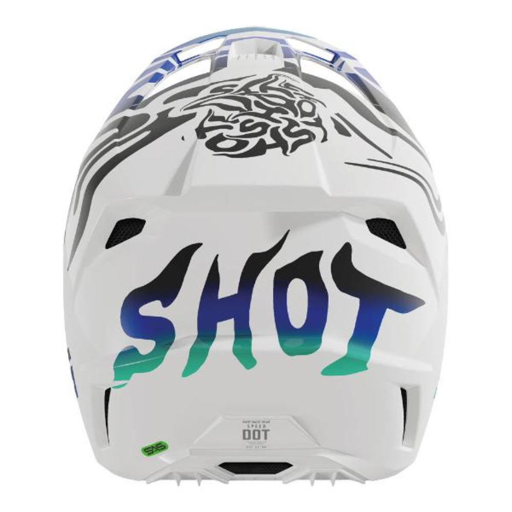 Shot Speed Ghost Full Face Helmet - Gloss Blue