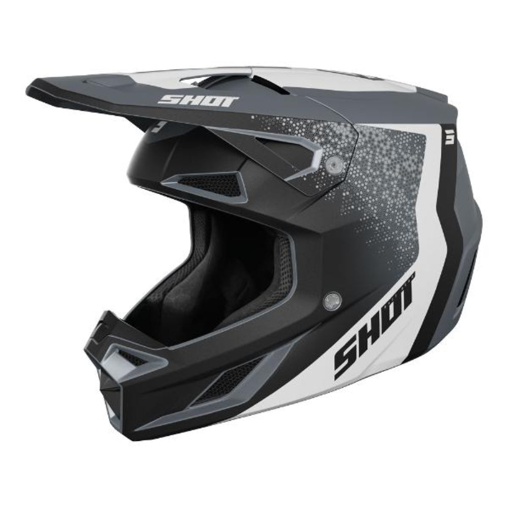 Shot Speed Hybrid Full Face Helmet - Matt Grey