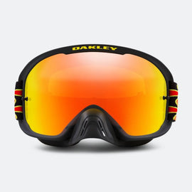 Oakley O Frame 2.0 Pro Troy Lee Designs Tactical Grey Strap Goggles With Fire Iridium Lens