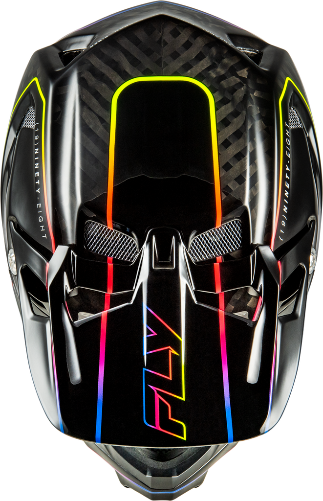 Fly Racing Werx-R MTB/BMX Flow Helmet - Black Carbon/Black/Multi