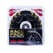 Load image into Gallery viewer, PRO PACK - RK CHAIN &amp; SPROCKET KIT GOLD+BLACK 13/49 CRF250R 18-21