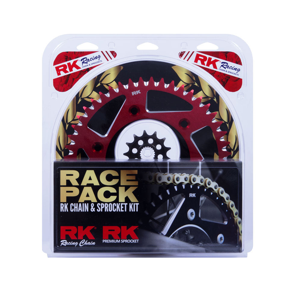 PRO PACK - RK CHAIN & SPROCKET KIT GOLD+RED 13/48 CRF450R 02-23 / CRF250R 22-23