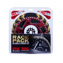 Load image into Gallery viewer, PRO PACK - RK CHAIN &amp; SPROCKET KIT GOLD+RED 13/50 CRF450R 02-23 / CRF250 22-23
