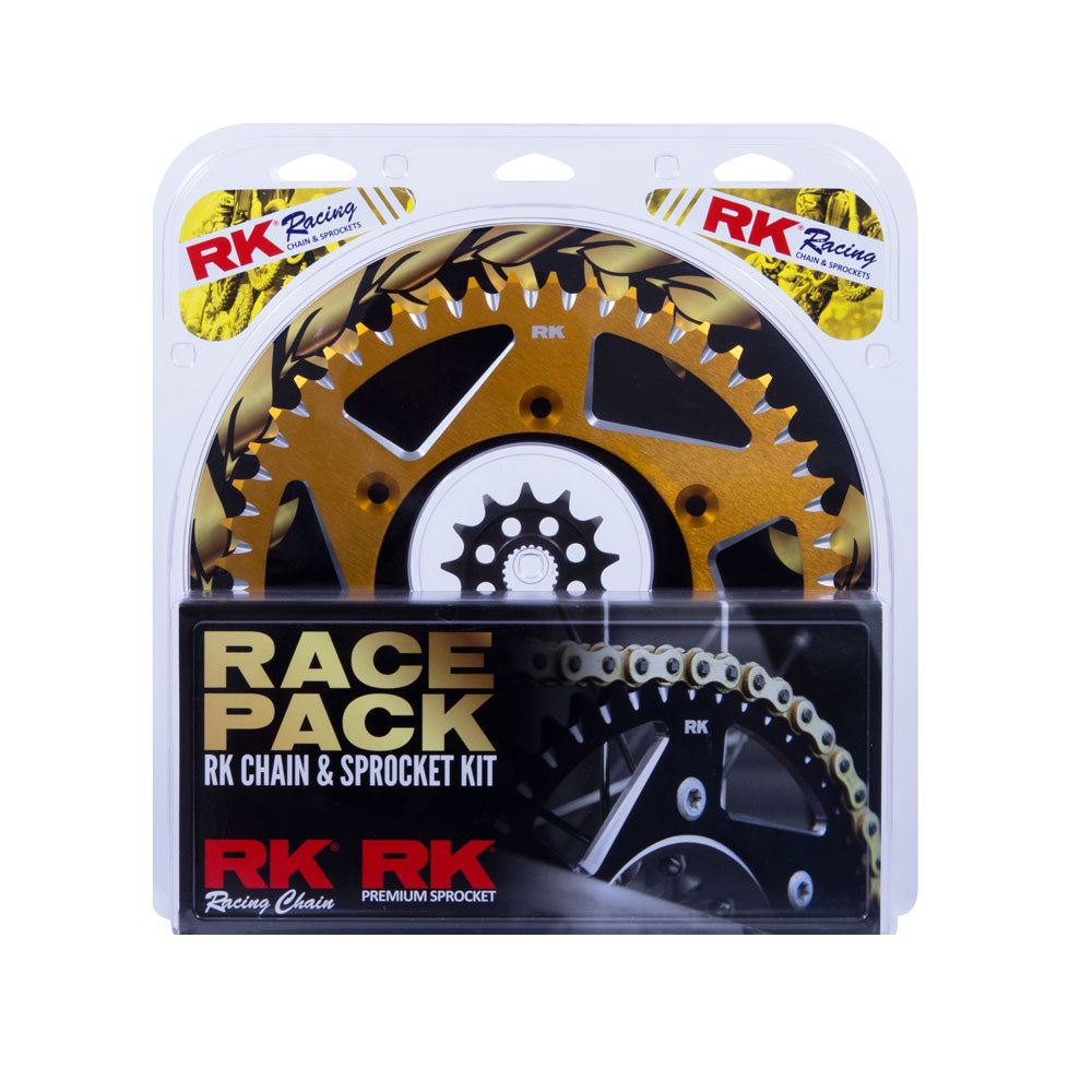 PRO PACK - RK CHAIN & SPROCKET KIT GOLD+GOLD 13/49 RM-Z250 13-23