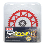 LITE PACK - RK CHAIN & SPROCKET KIT RED - 13/49 CRF250R 04-17