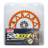 LITE PACK - RK CHAIN & SPROCKET KIT ORANGE 14/50 KTM 06-23