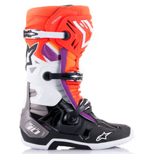 Load image into Gallery viewer, Alpinestars Tech 10 Boots - Black Red Fluro Orange Fluro White