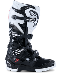 Alpinestars Tech 7 (MY26) Enduro Boots - Black/White - View 1 | Everest Motorcycles