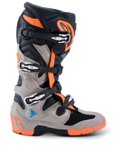 Load image into Gallery viewer, Alpinestars Tech 7 (MY26) Enduro Boots - Black/Warm-Gray/Fluro-Orange - View 2 | Everest Motorcycles