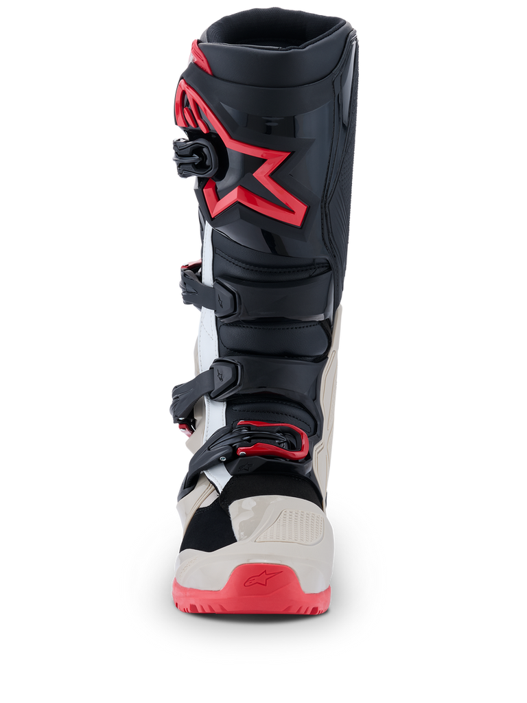 Alpinestars Tech 7 (MY26) Enduro Boots - Black/Light-Gray/Bright-Red - View 3 | Everest Motorcycles