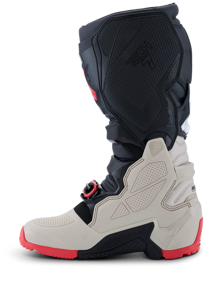 Alpinestars Tech 7 (MY26) Enduro Boots - Black/Light-Gray/Bright-Red - View 4 | Everest Motorcycles
