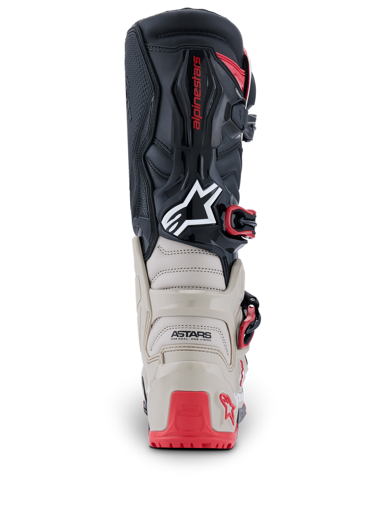 Alpinestars Tech 7 (MY26) Enduro Boots - Black/Light-Gray/Bright-Red - View 5 | Everest Motorcycles