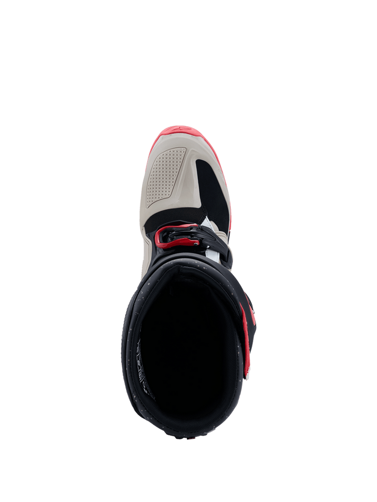 Alpinestars Tech 7 (MY26) Enduro Boots - Black/Light-Gray/Bright-Red - View 6 | Everest Motorcycles