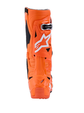 Load image into Gallery viewer, Alpinestars Tech 10 (MY20) Supervented Boots - Fluro Orange/Black/White - View 5 | Everest Motorcycles