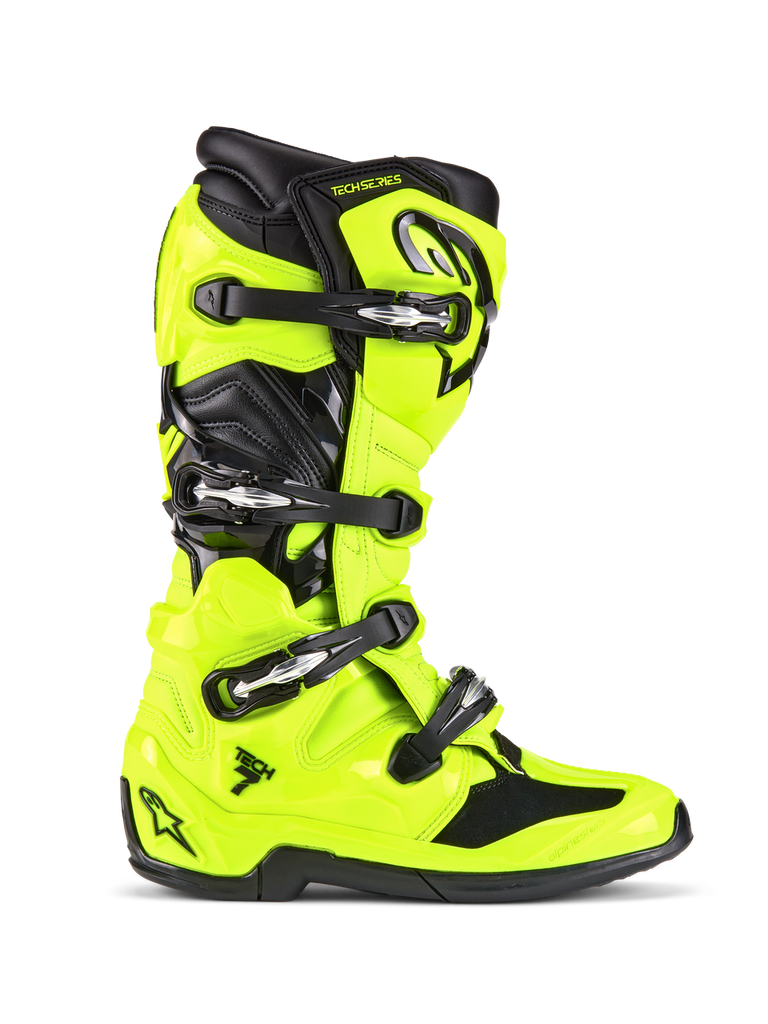 Alpinestars Tech 7 (MY25) Boots - Fluro Yellow Black