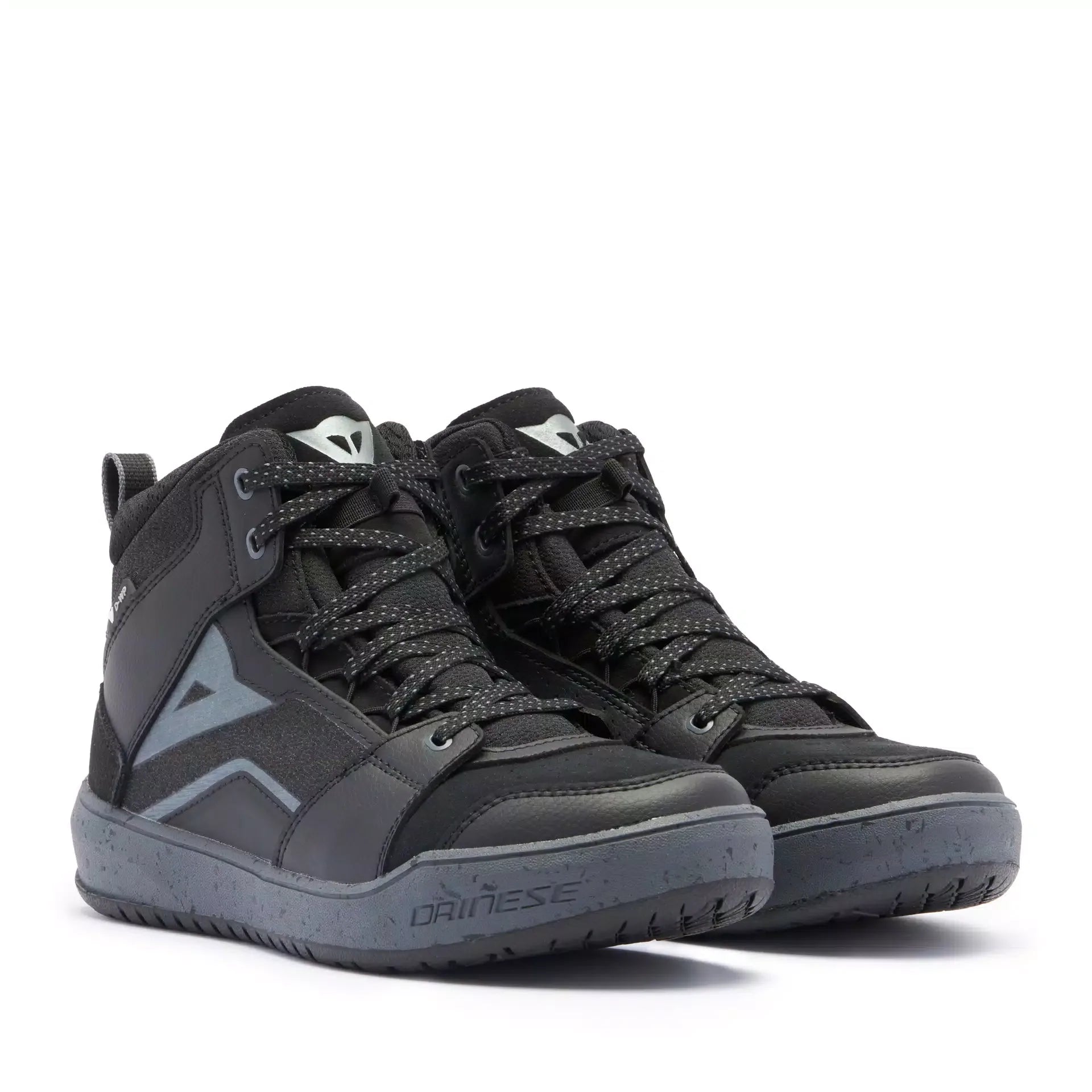Dainese Suburb D-WP Ladies Waterproof Shoes - Black/Iron-Gate/Metal