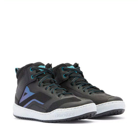 Dainese Suburb Air Ladies Shoes - Black/White/Harbor-Blue