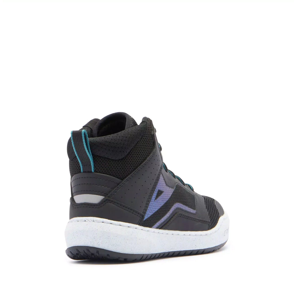 Dainese Suburb Air Ladies Shoes - Black/White/Harbor-Blue