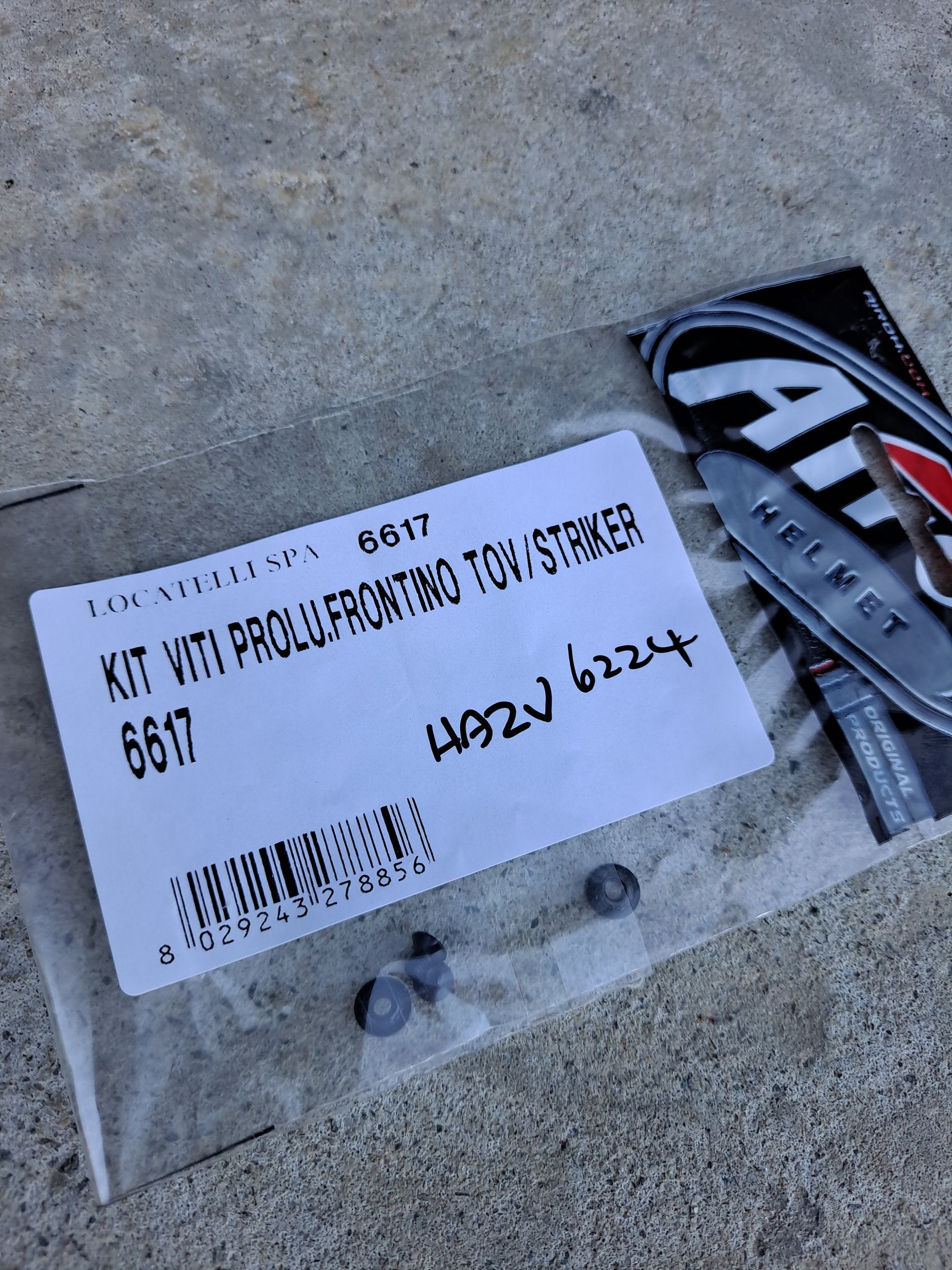 Airoh Terminator/Strycker Peak Screw Kit (Extension Screws)