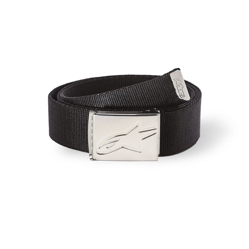 Alpinestars Ageless Web One Size Belt - Black/Chrome - MotoHeaven