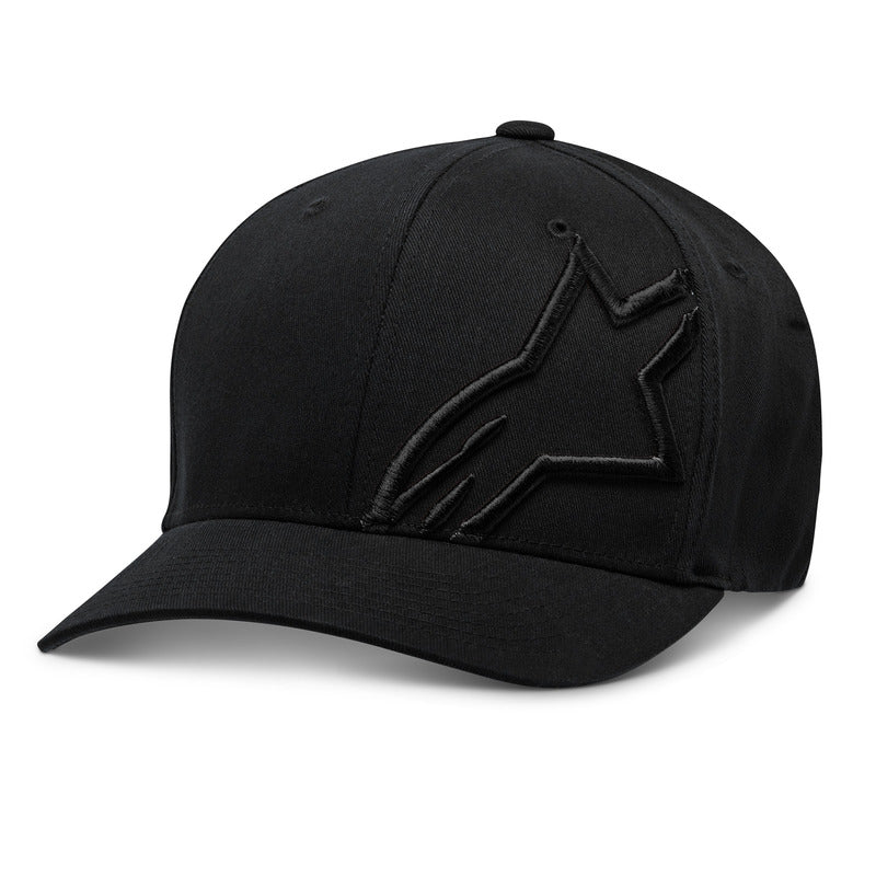 Alpinestars Corp Shift 2 Curved Brim Hat - Black/Black | Everest Motorcycles