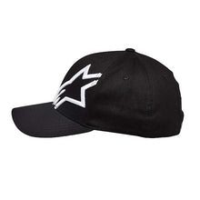 Load image into Gallery viewer, Alpinestars Corp Shift 2 Curved Brim Hat - Black/White - View 1 | Everest Motorcycles