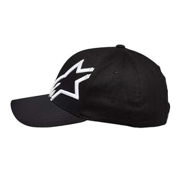 Alpinestars Corp Shift 2 Curved Brim Hat - Black/White - View 1 | Everest Motorcycles