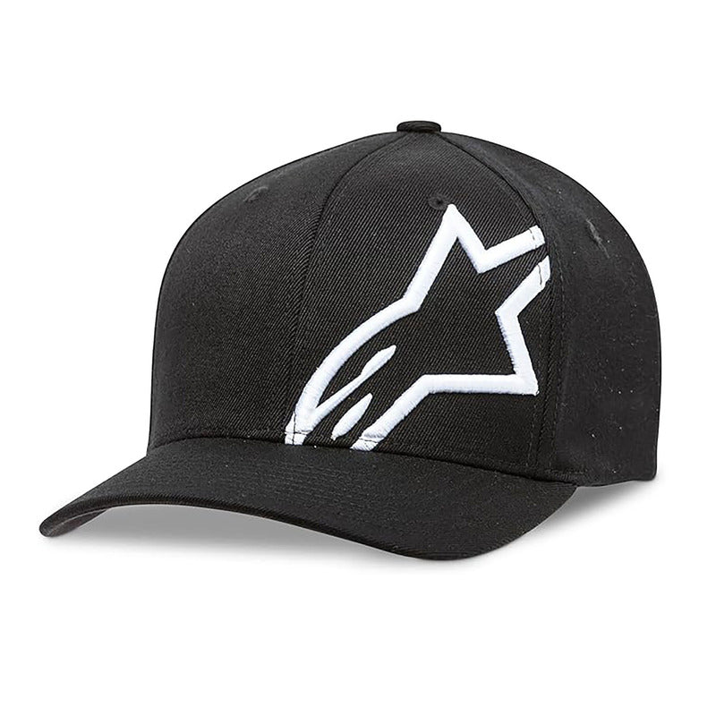 Alpinestars Corp Shift 2 Curved Brim Hat - Black/White - View 3 | Everest Motorcycles