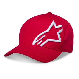 Alpinestars Corp Shift 2 Curved Brim Hat - Red/White - View 1 | Everest Motorcycles
