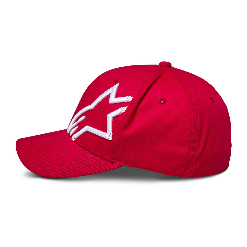 Alpinestars Corp Shift 2 Curved Brim Hat - Red/White - View 2 | Everest Motorcycles