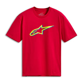 Alpinestars Ageless Shadow CSF Tee - Red/Yellow | Everest Motorcycles