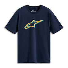 Load image into Gallery viewer, Alpinestars Ageless Shadow CSF Tee - Navy/Orange | Everest Motorcycles