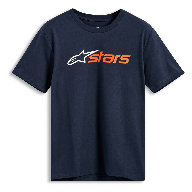 Alpinestars Blaze 2.0 CSF Tee - Navy/White/Orange | Everest Motorcycles