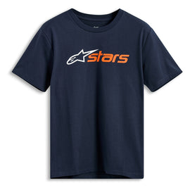 Alpinestars Blaze 2.0 CSF Tee - Navy/White/Orange | Everest Motorcycles
