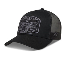 Load image into Gallery viewer, Alpinestars Heritage Patch One Size Trucker Hat Cap - Black / Grey