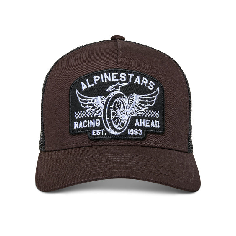 Alpinestars Heritage Patch Trucker Hat - Brown/Black - View 1 | Everest Motorcycles
