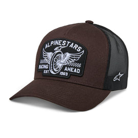 Alpinestars Heritage Patch Trucker Hat - Brown/Black - View 2 | Everest Motorcycles