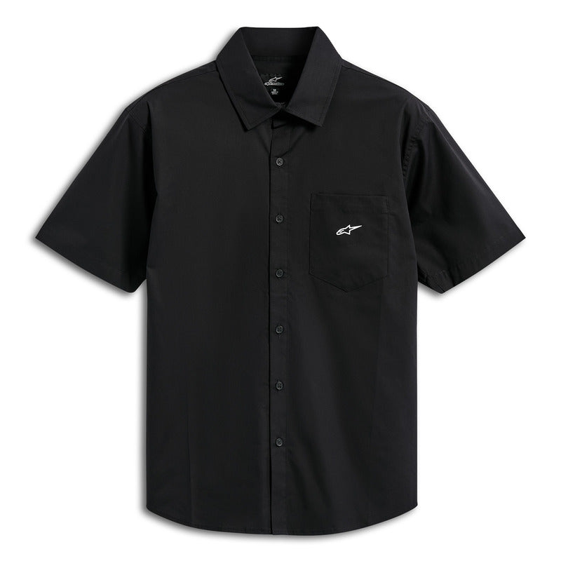Alpinestars Strive Woven Short Sleeve Shirt - Black - View 1 | Everest Motorcycles